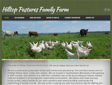Tablet Screenshot of hilltoppasturesfamilyfarm.com